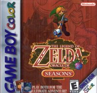 Zelda Oracle of Seasons GameBoy Color US box art
